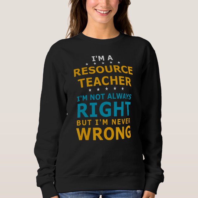 Camiseta Professor de Recursos Nunca Ensinou Recurso Errado (Frente)