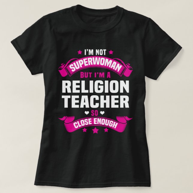 Camiseta Professor de Religião (Frente do Design)