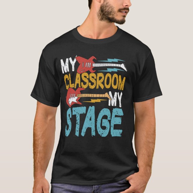 Camiseta Professor de Rock And Roll (Frente)
