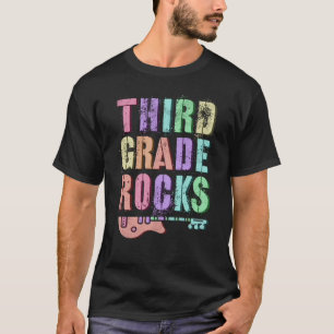 Camiseta Professor de Rockstar de 3º grau em ROCKS