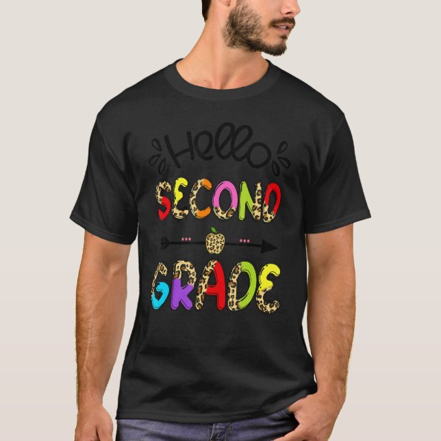 Camiseta Professor de segunda classe da Apple Leopard da Gr (Frente)