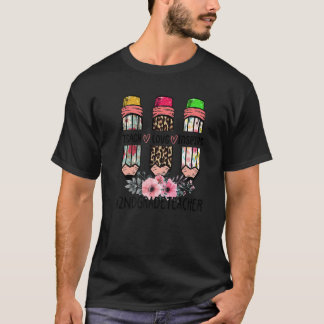 Camiseta Professor de segundo de Ensino de Amor Crayon Prem
