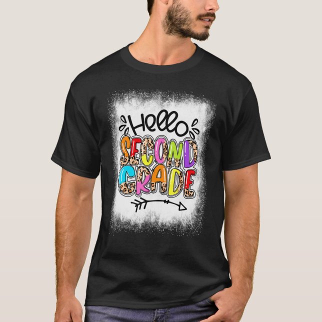 Camiseta Professor de segundo do 2º ano de 2º ano de Alô De (Frente)