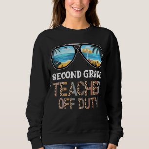 Camiseta Professor de segundo grau de serviço de óculos sol