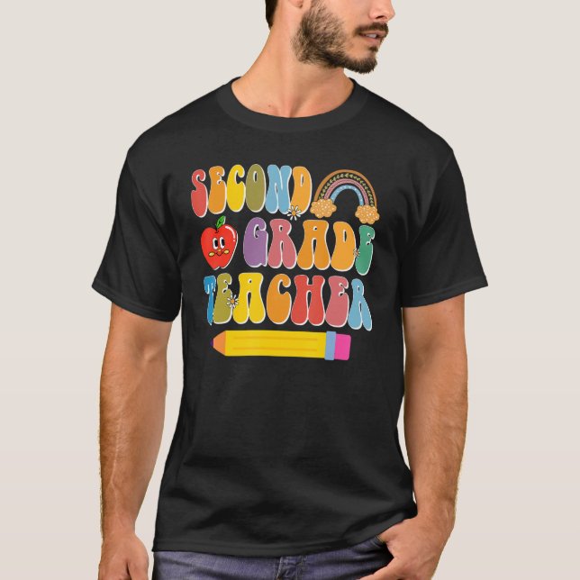 Camiseta Professor De Segundo Grau De Volta À Escola De Rô  (Frente)