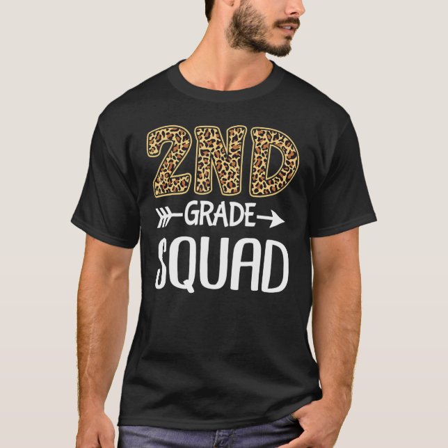 Camiseta Professor de segundo Grau Esquadrão Leopardo de Se (Frente)