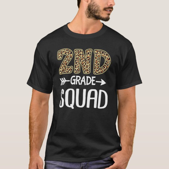 Camiseta Professor de segundo Grau Esquadrão Leopardo de Se (Frente)
