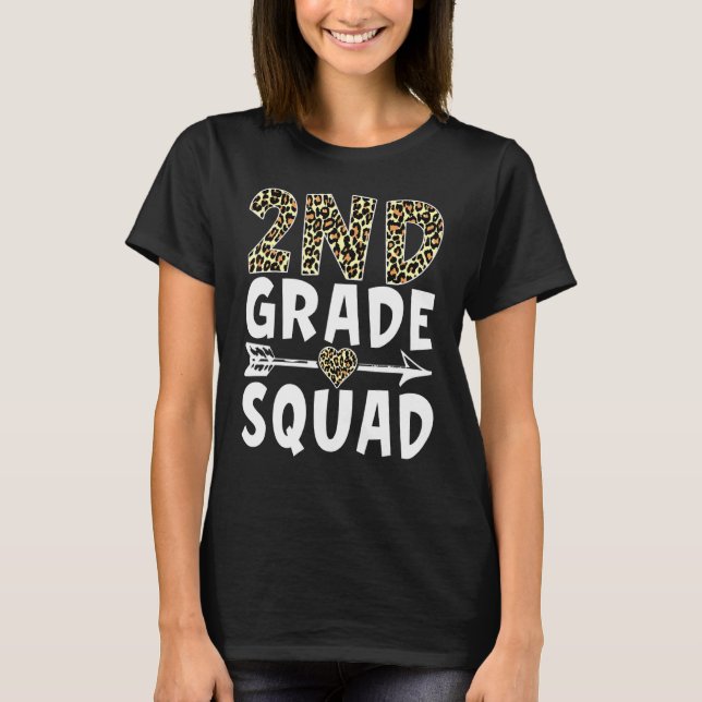 Camiseta Professor de segundo Grau Esquadrão Leopardo de Se (Frente)
