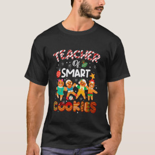 Camiseta Professor de Smart Cookies Christmas Pajamas Ginge