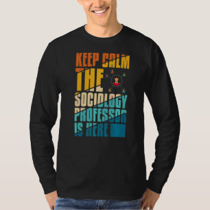 Camiseta Professor de Sociologia Educação Major cita Profes
