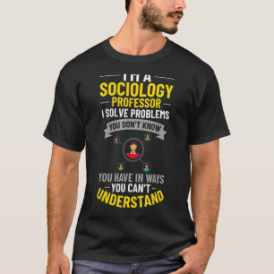 Camiseta Professor de Sociologia Educação Major cita Profes