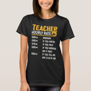 Camiseta Professor de Taxa Horária Professor Instrutor de I