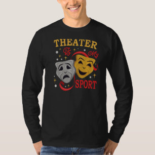 Camiseta Professor de Teatro Teatro Teatral Ator Nerd de Te