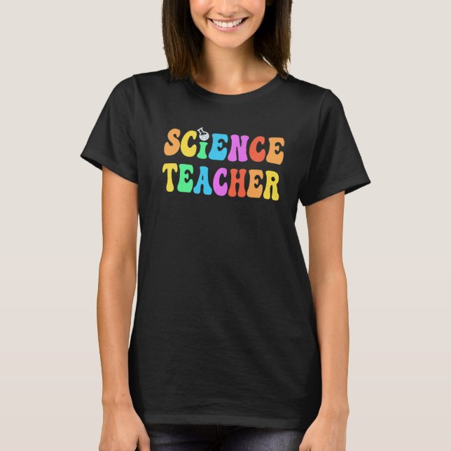 Camiseta Professor de Tecnologia Groovence SCIENCE STEM Squ (Frente)