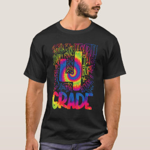 Camiseta Professor de Tipografia do 4º ano Tie Dye Primeiro