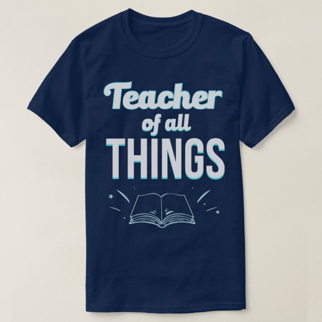 Camiseta Professor De Todas As Coisas (Frente do Design)