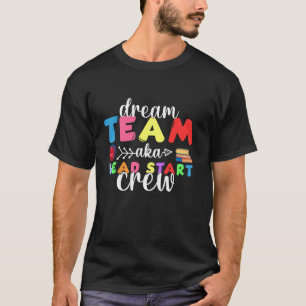 Camiseta Professor de Tripulação em Início da Equipe da Dre