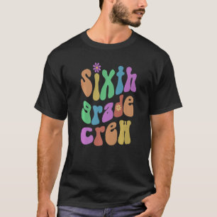 Camiseta Professor de Tripulação Vintage 6 Grade Hello Sext