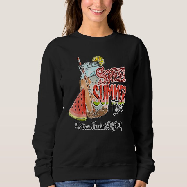 Camiseta Professor de vapor fora de serviço Verão Break Swe (Frente)