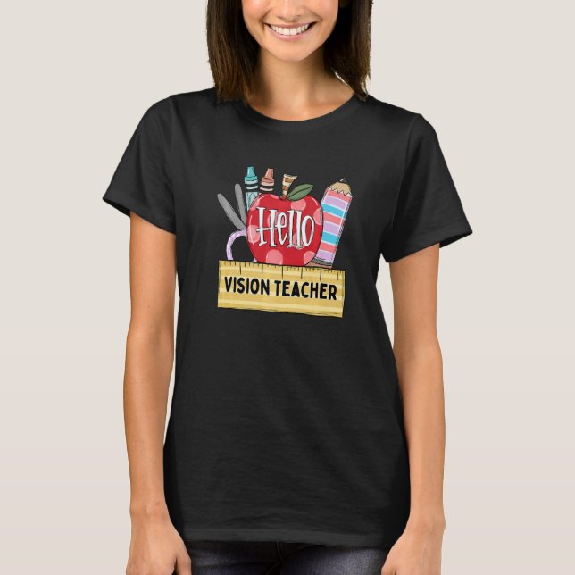 Camiseta Professor de Visão em Apple (Frente)