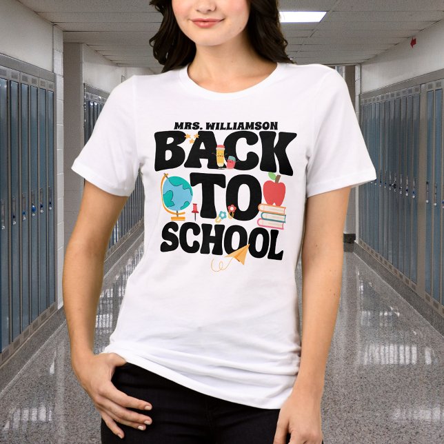 Camiseta Professor de Volta à Escola  (Criador carregado)