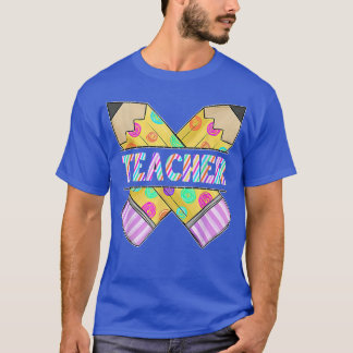 Camiseta Professor De Volta À Escola Feliz Primeiro Dia Da
