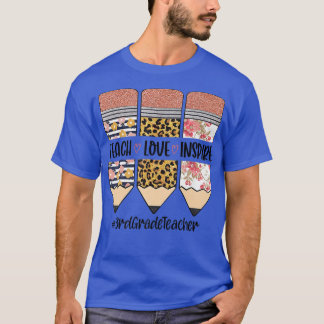 Camiseta Professor de volta ao Ensino Ensino Adoro Inspir