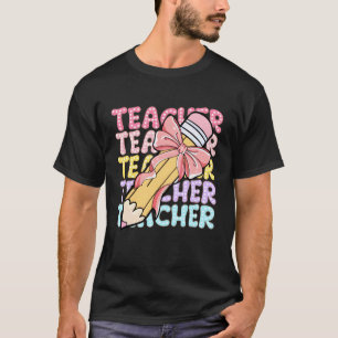 Camiseta Professor de Volta às Aulas Coquette Lápis Primeir