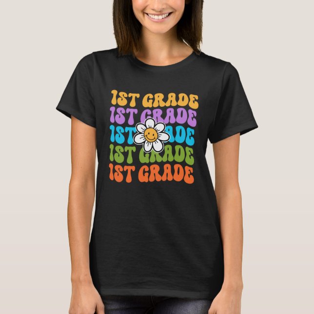 Camiseta Professor do 1º ano de volta às aulas Dia de aprec (Frente)