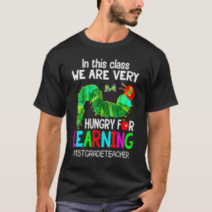 Camiseta Professor do 1º ano  Estamos Famintos por Aprendiz