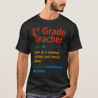 Camiseta Professor do 1º ano Professores do Primeiro Ano
