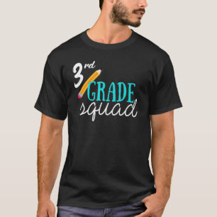Camiseta Professor do 3º ano da equipe de volta à escola