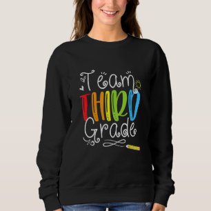 Camiseta Professor do 3º ano da equipe de volta à escola