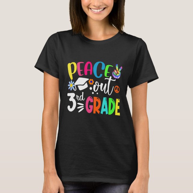 Camiseta Professor do 3º ano da Peace Out no último dia de  (Frente)