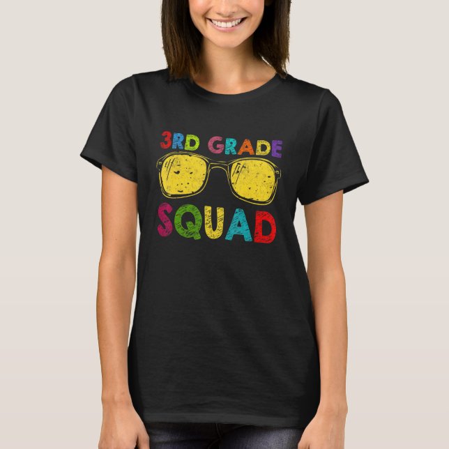 Camiseta Professor do 3º ano de volta à escola (Frente)