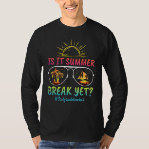 Camiseta Professor do 3º ano é o verão de folga e sol