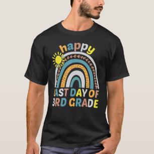 Camiseta Professor do 3º ano feliz último dia de escola Arc