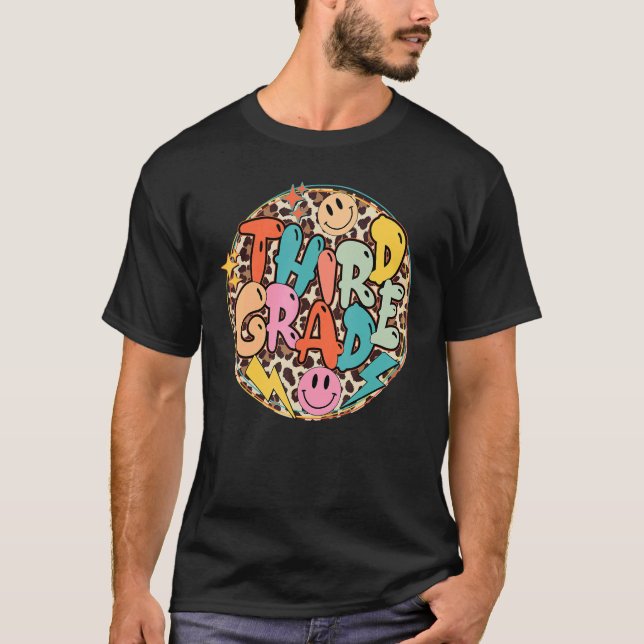 Camiseta Professor do 3º ano Leopard Professor Boy (Frente)