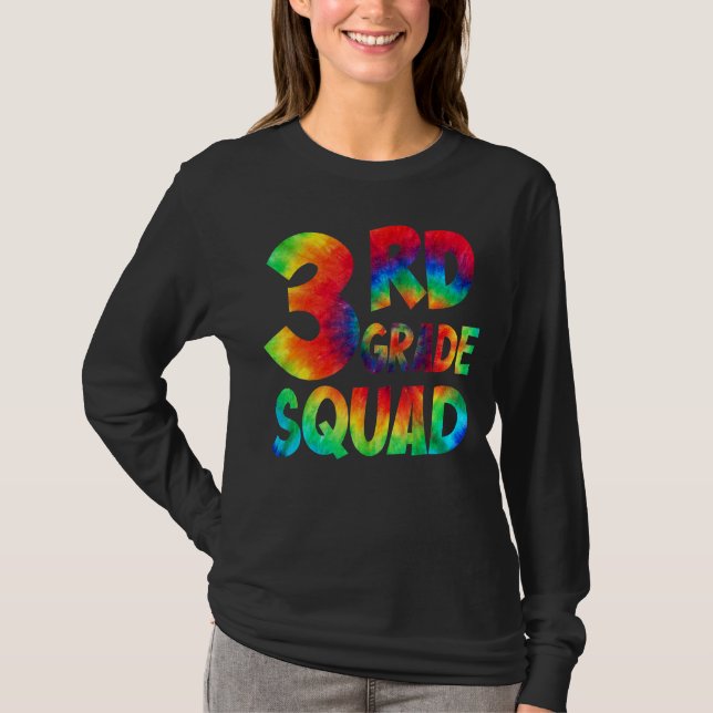 Camiseta Professor do 3º grau Tie Dye do 1º dia (Frente)