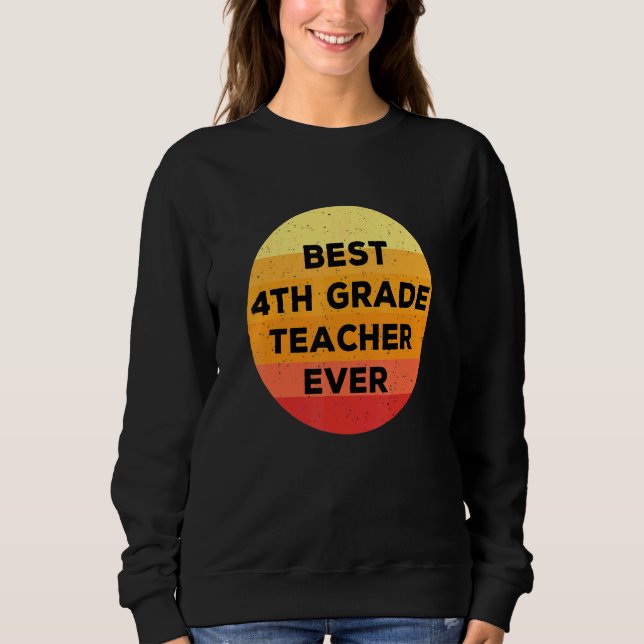 Camiseta Professor do 4º ano de Excelente do 4º ano Te (Frente)