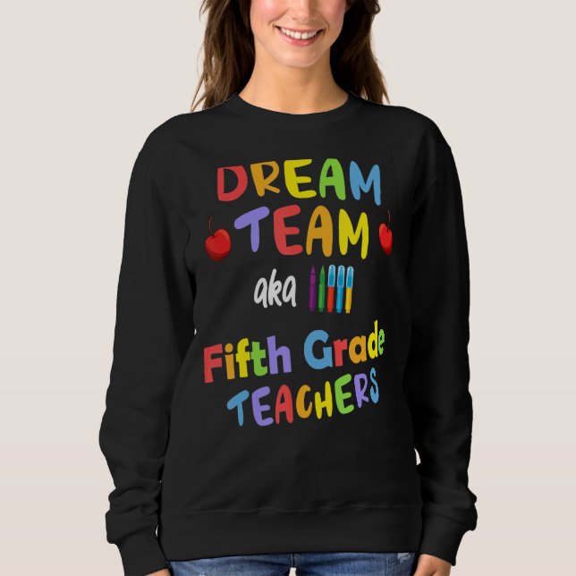 Camiseta Professor do 5º 5 da Equipe de Sonhos da Escola de (Frente)