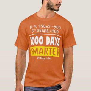 Camiseta Professor do 5º ano 1000 dias mais inteligente