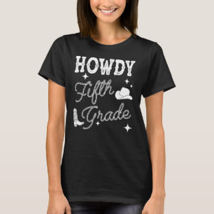 Camiseta Professor do 5º ano Cowboy Cowboy Western T