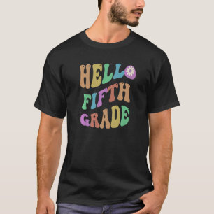 Camiseta Professor do 5º ano de Tendência Alô 5 Gr Vint