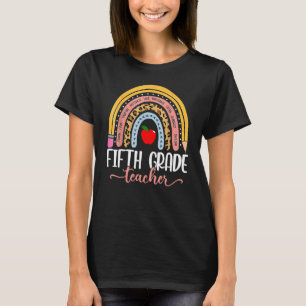 Camiseta Professor do 5º ano Ensino Adoro Inspira Primeiro