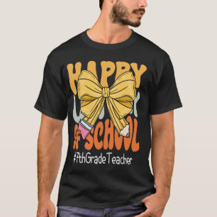 Camiseta Professor do 7º ano feliz último dia de escola Coq