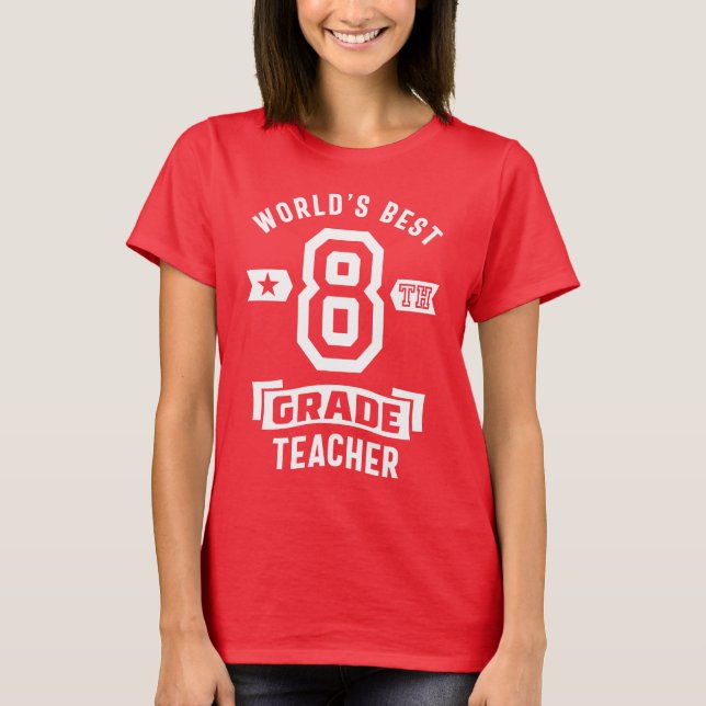 Camiseta Professor do 8º ano (Frente)