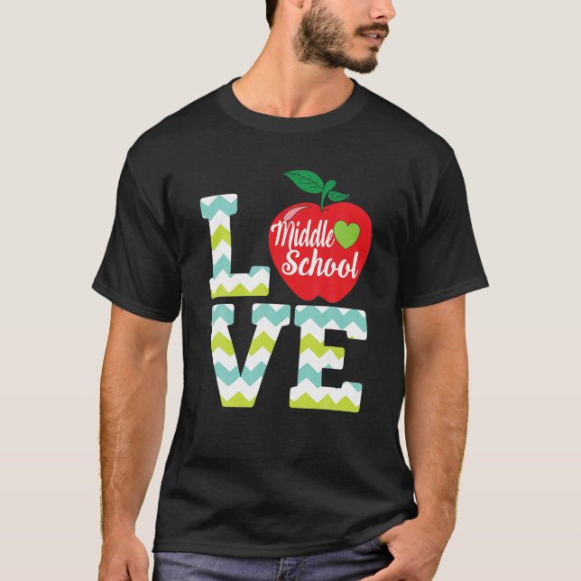 Camiseta Professor do Ensino Médio do Amor, Criança do Ensi (Frente)