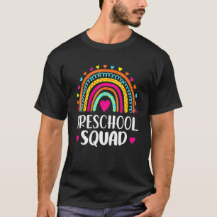 Camiseta Professor do Esquadrão Pré-Escolar Arco-Íris Volta