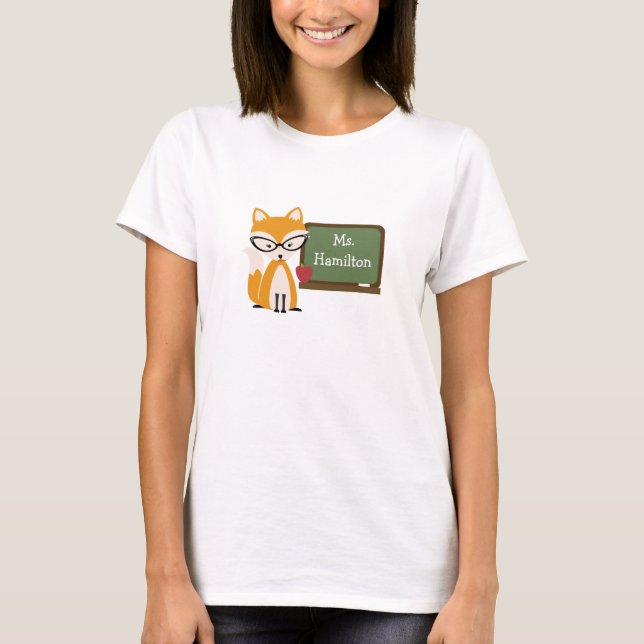 Camiseta Professor do Fox no quadro (Frente)